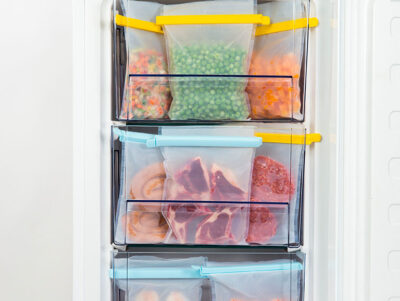 Reusable Freezer Bags + Clips – Set of 4